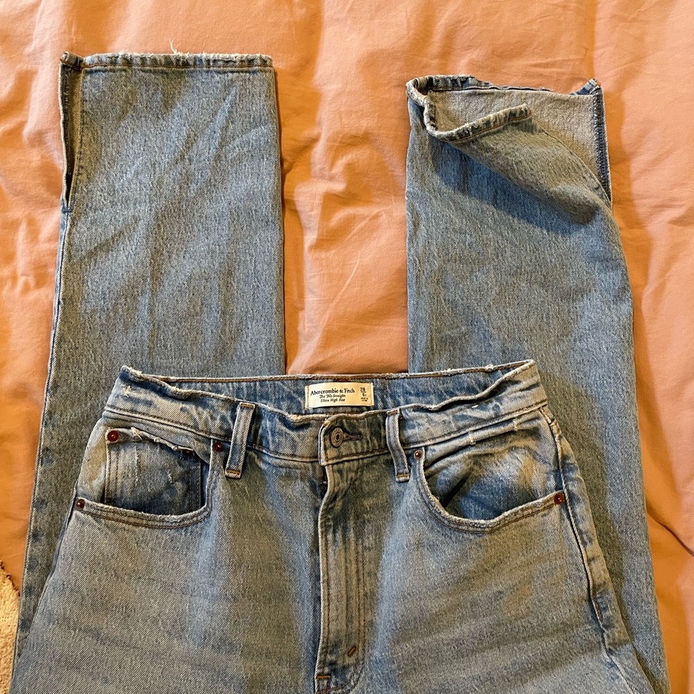 90s ultra high rise straight jean